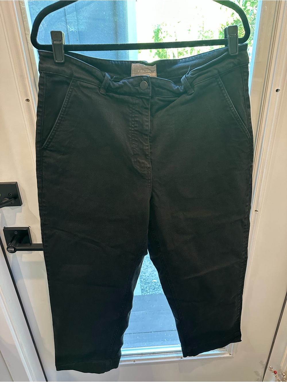 Everlane Black womens straight leg Chino Pants